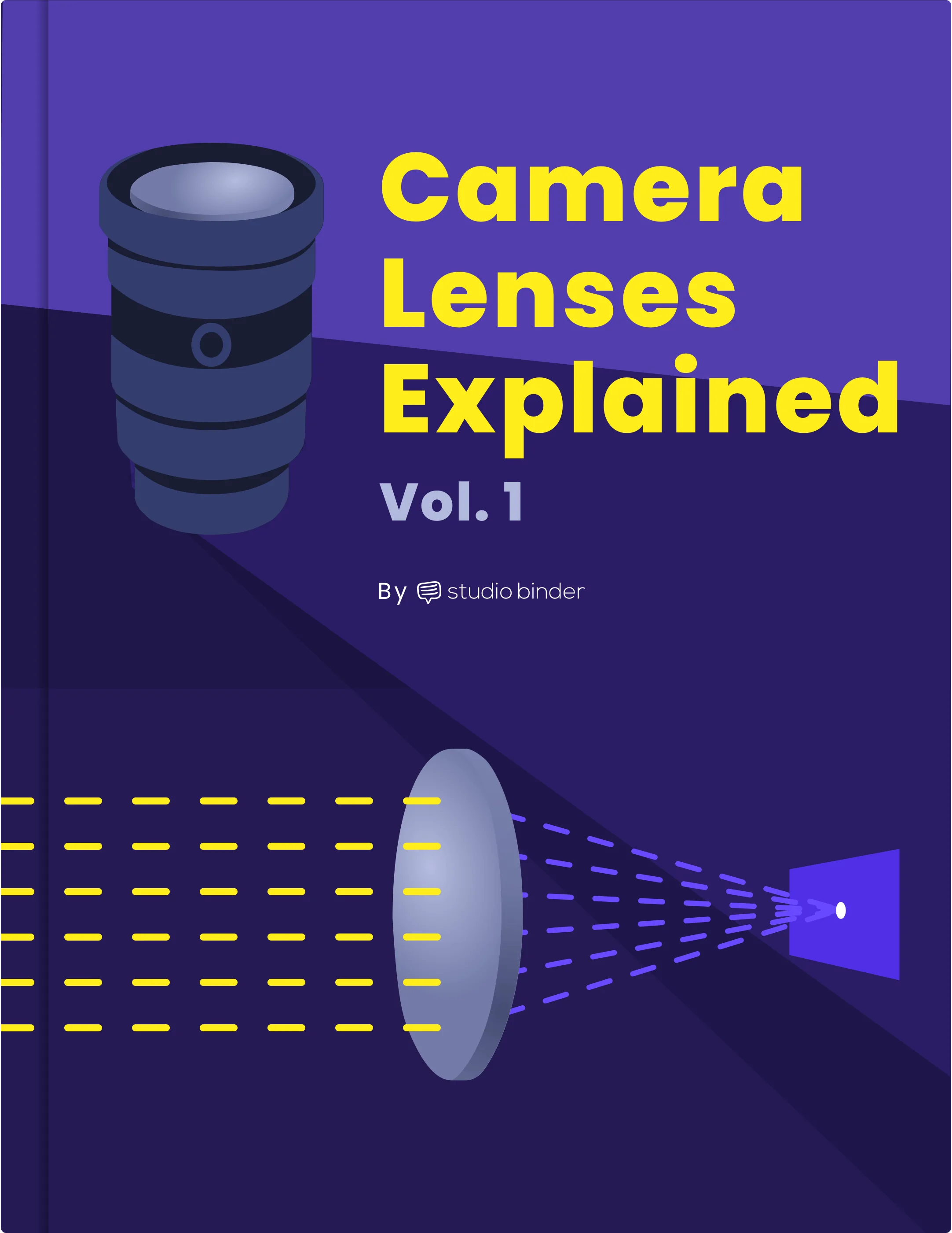 Camera Lenses Explained Ebook - Book Cover Camera Lenses Explained Ebook - Book Cover